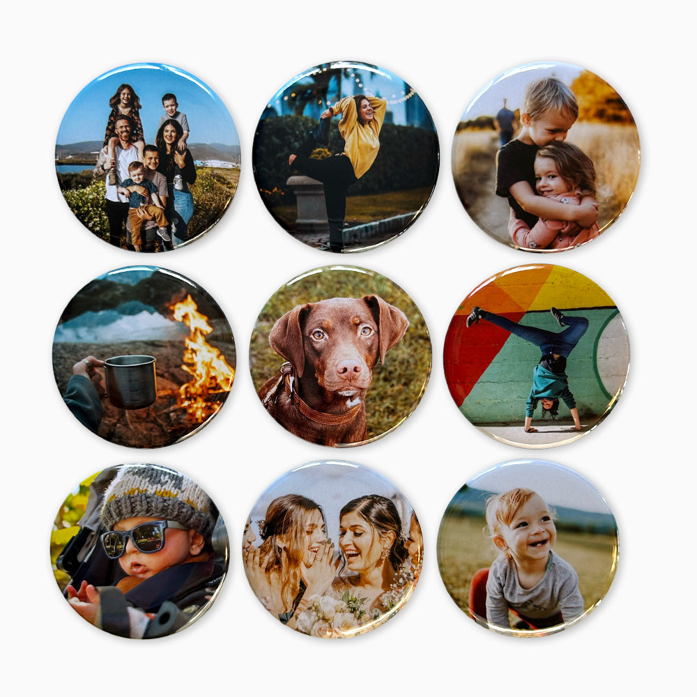 Round Photo Magnets
