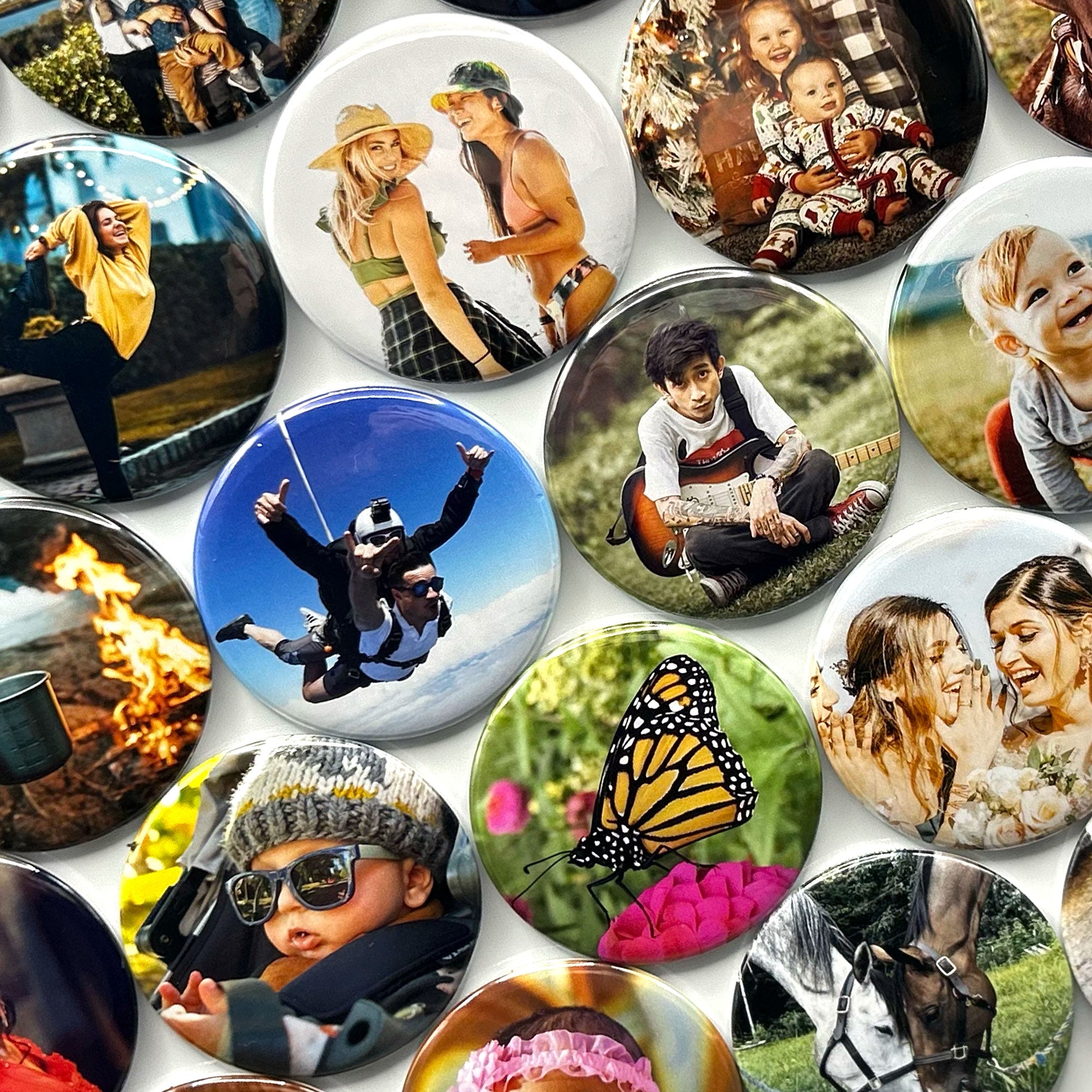 Round Photo Magnets